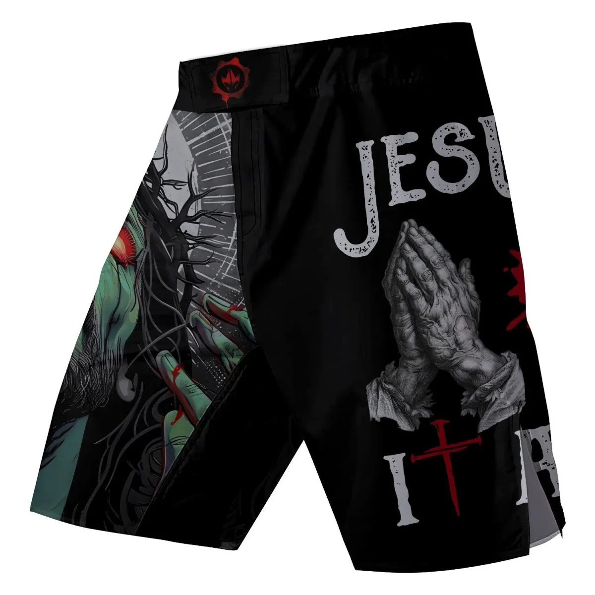 Jesus Paid All Fight Shorts