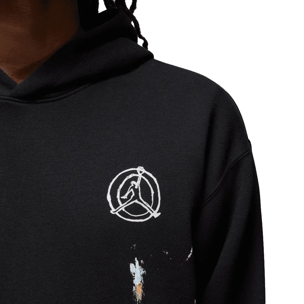 Jordan Artist Series by Jammie Holmes Pullover Hoodie 'Black'