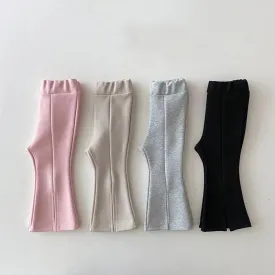Katy Front Slit Flared Leggings