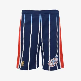 kids mitchell & ness nba swingman shorts houston rockets 1996 (navy/white/red)