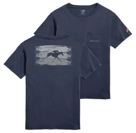 League Keeneland Ombre Pocket Tee