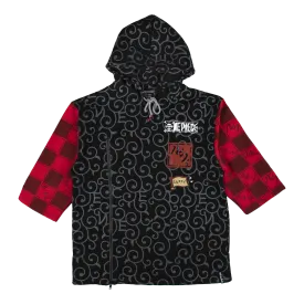 Luffy 3/4 Sleeve Inlay Hoodie