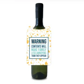 Make Family Less Annoying | Wine Tag