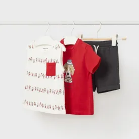 Mayoral Toddler Boy 3-piece Tshirts & Shorts Set