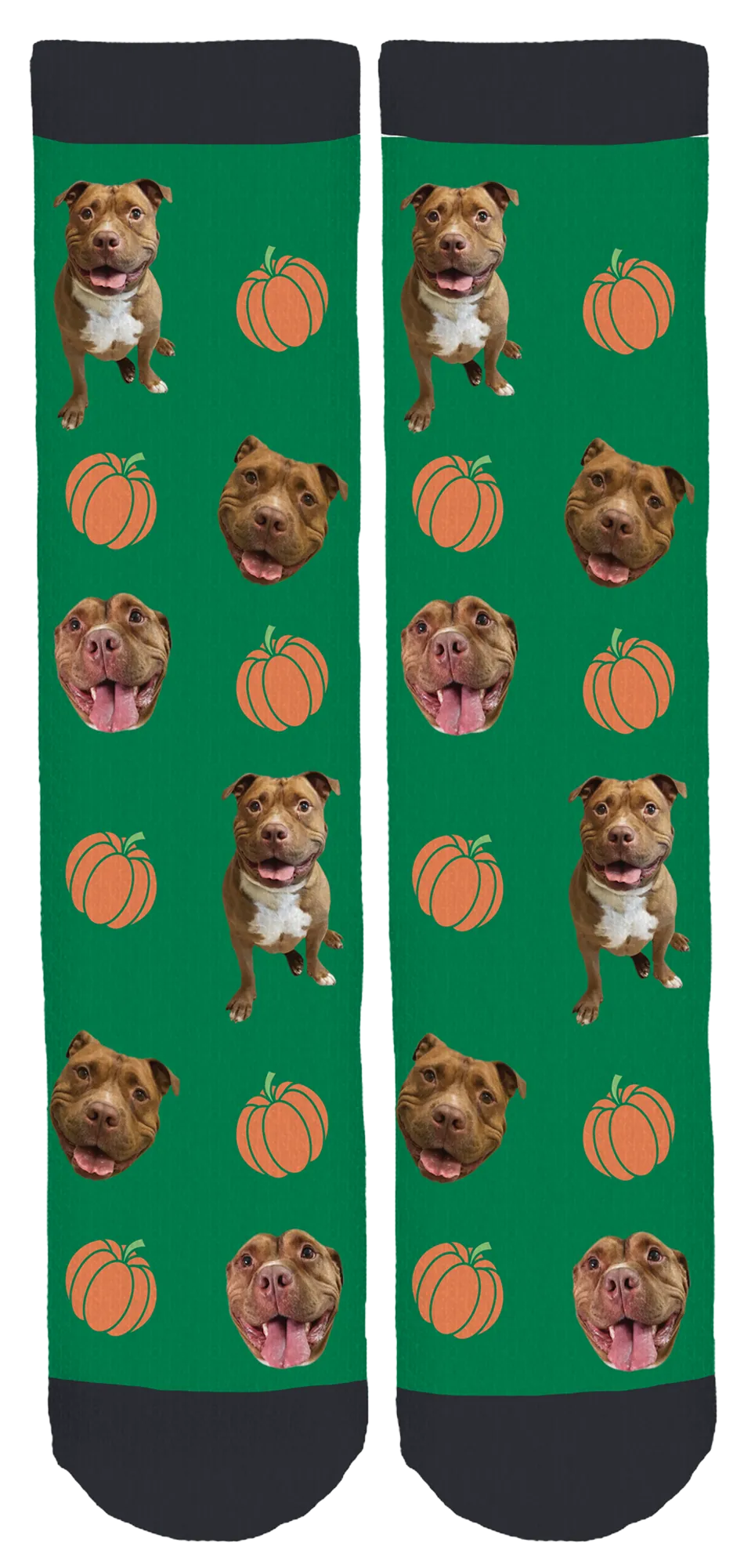 Meaty the Pit Bull Crew Socks