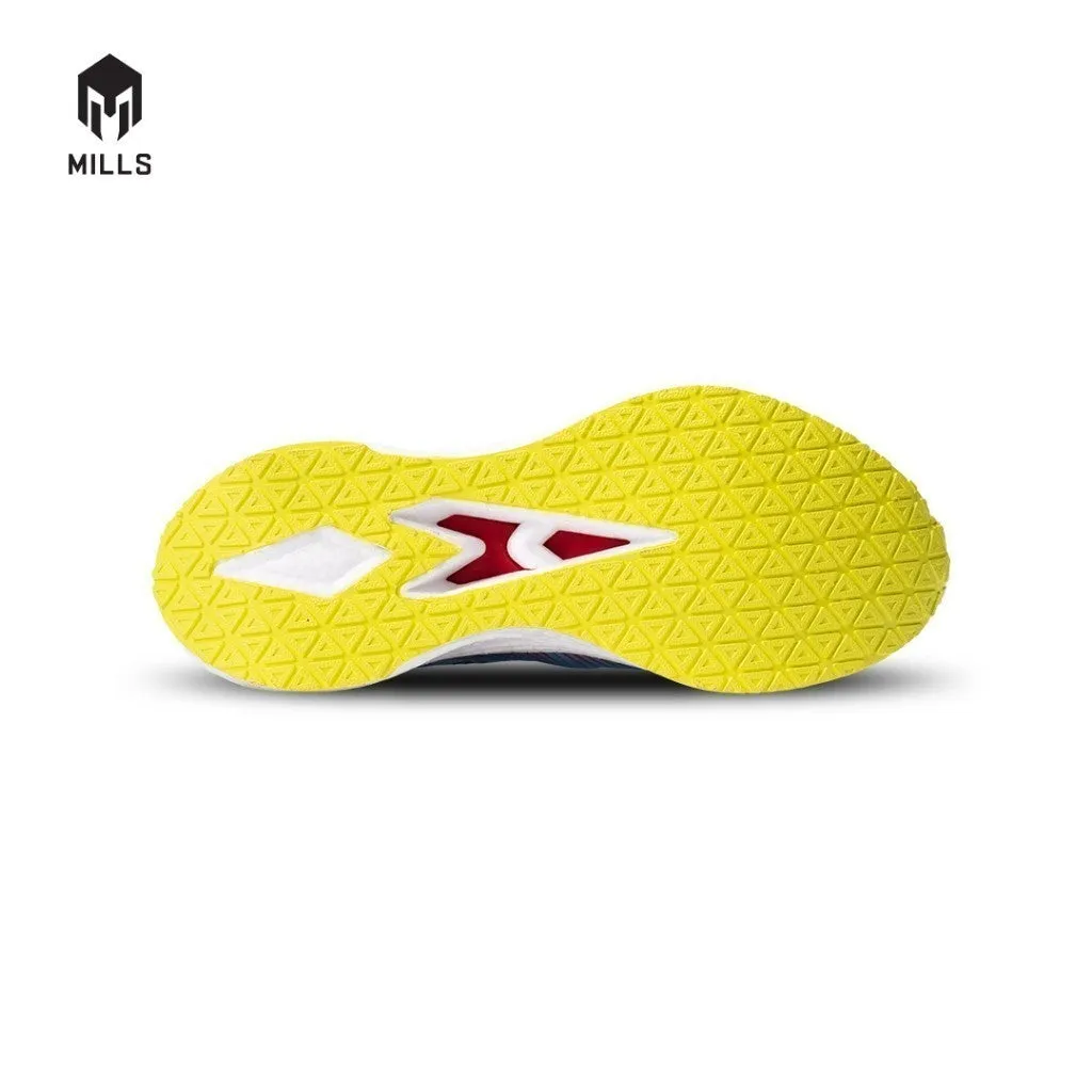 Mills Sepatu Lari Running Shoes Enermax Dynaplate LT. Blue / White / Neon 9100704