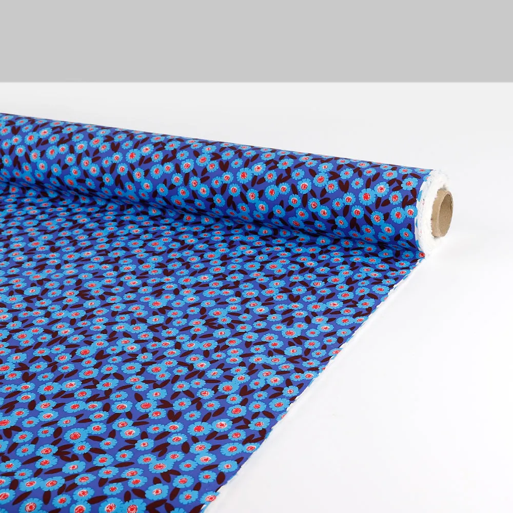 Mini Gaillardia Stretch Cotton - Blue