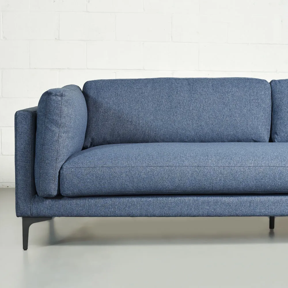 OWEN - Blue Fabric Sofa - FINAL SALE