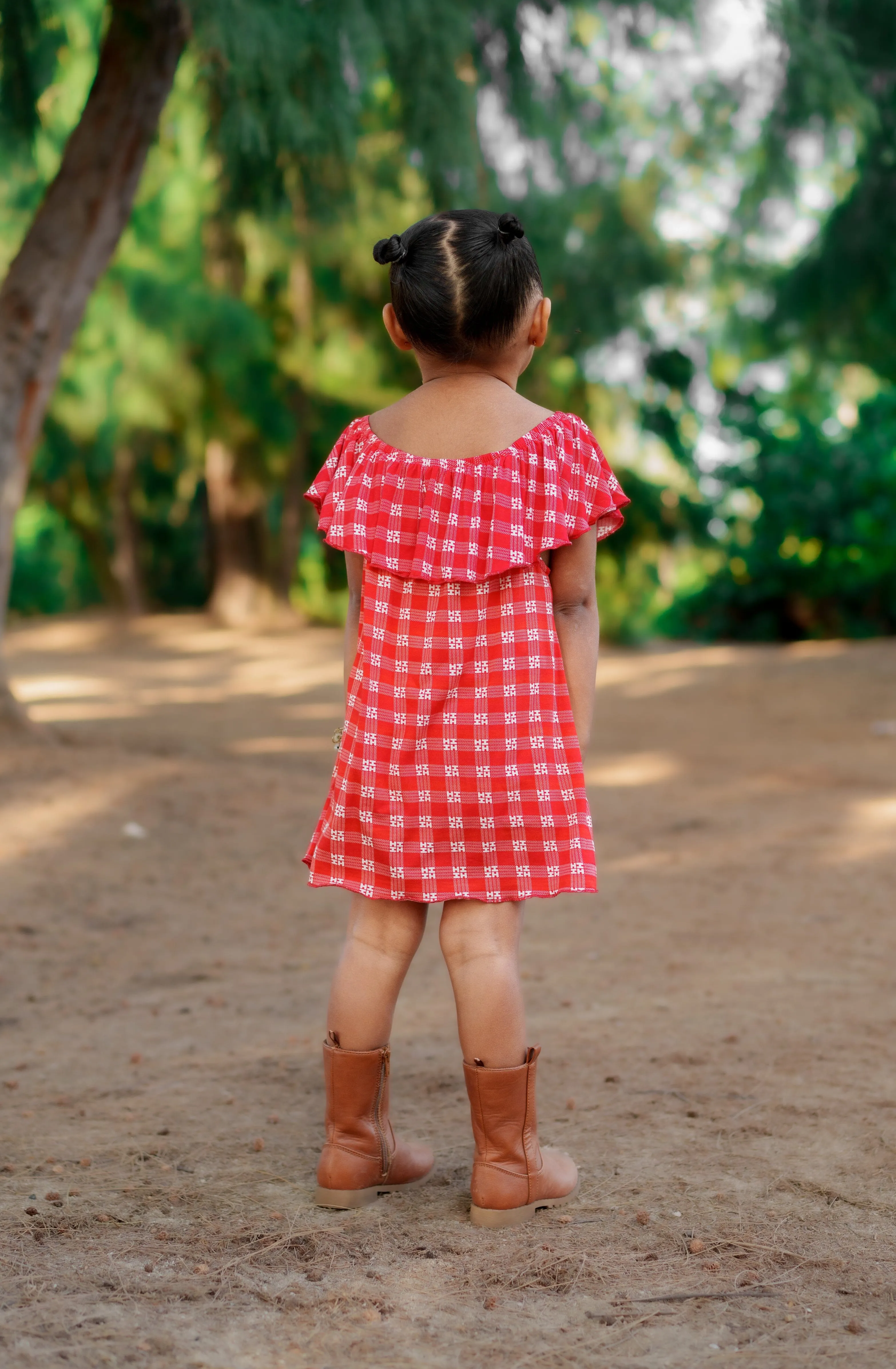 PALAKA KEIKI RED BLOUSE (ALL SALES FINAL)