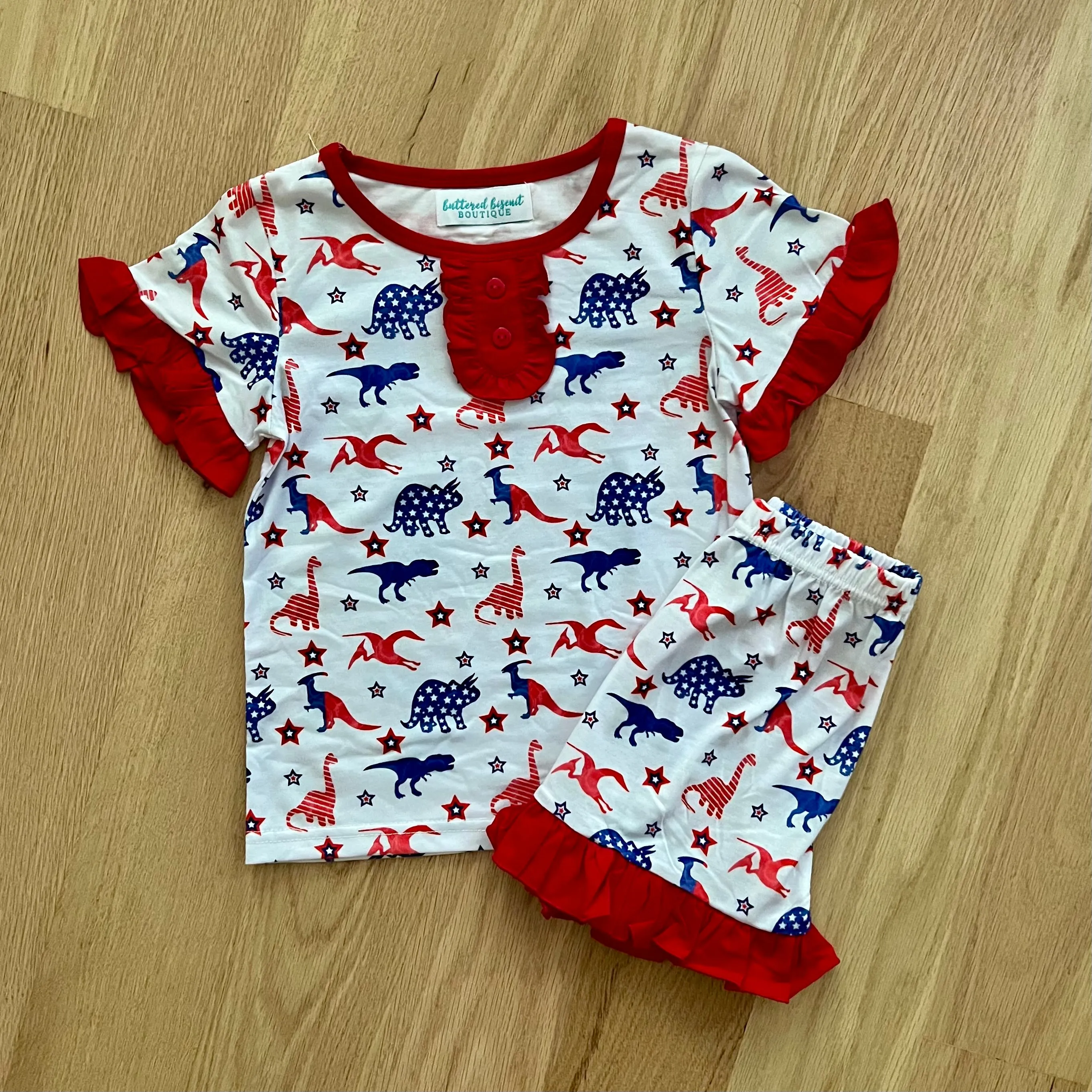 Patriotic Dino Lounge - IN STOCK