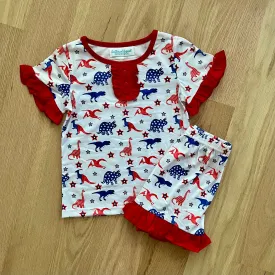 Patriotic Dino Lounge - IN STOCK