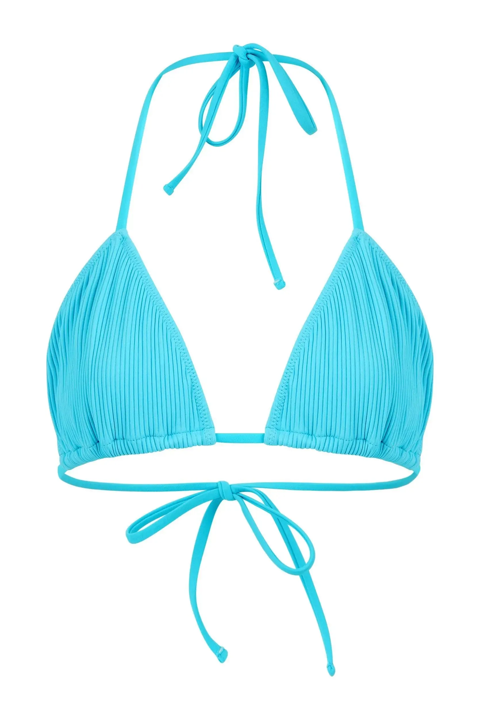 Rib String Bikini Top