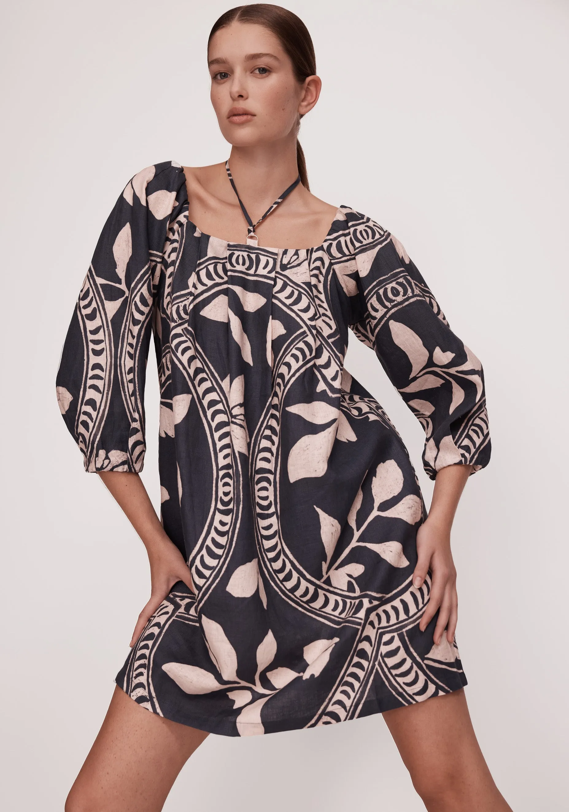 Samira Linen Dress_Print