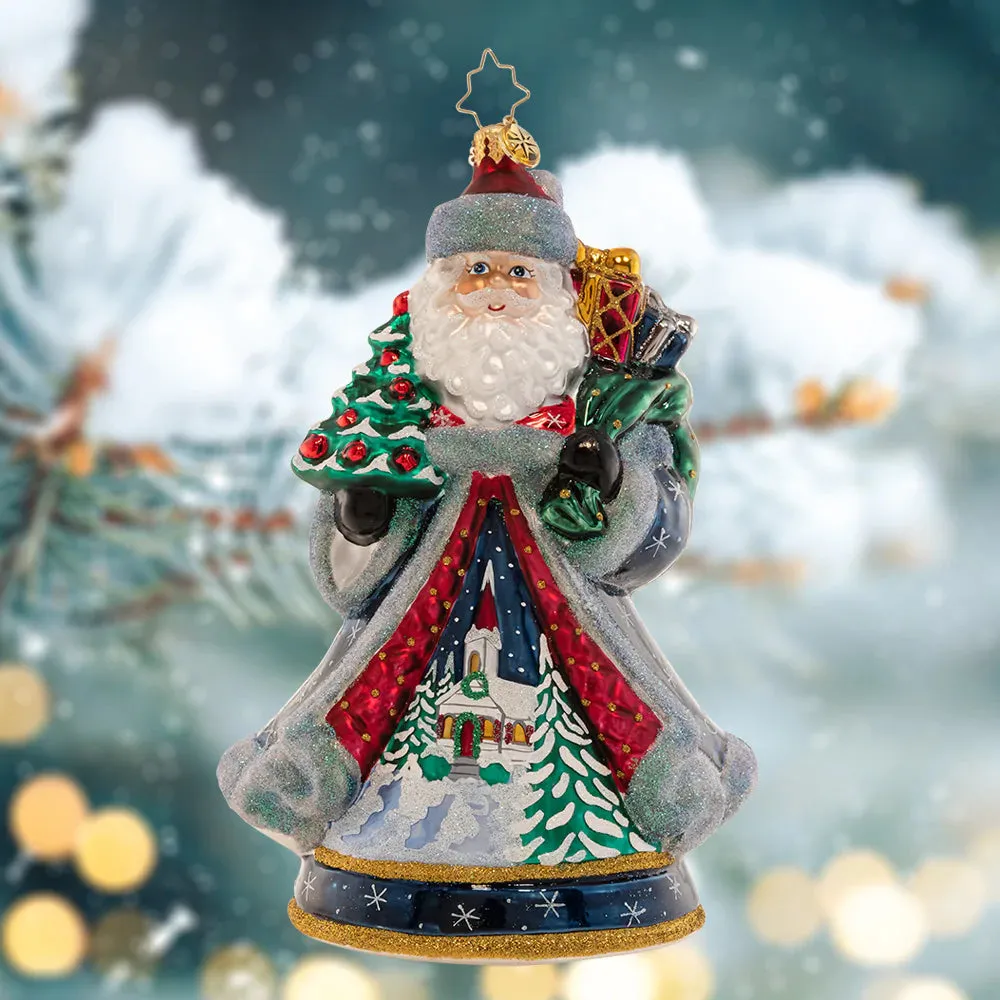 Santa's Snowy Scene