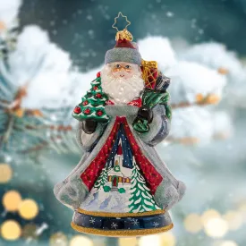 Santa's Snowy Scene
