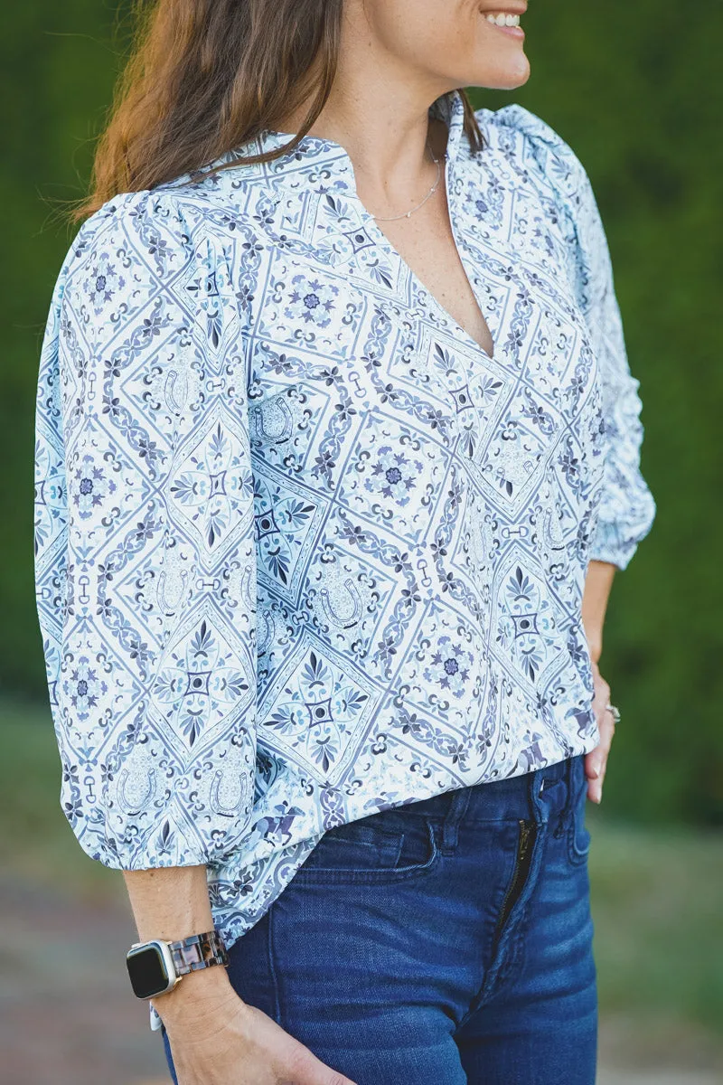 Smith & Quinn Keeneland Women's Prism Piaffe Eliza Top