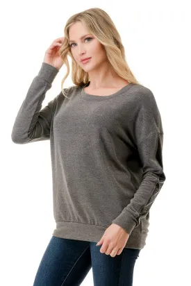 Snake Trim Accent Top