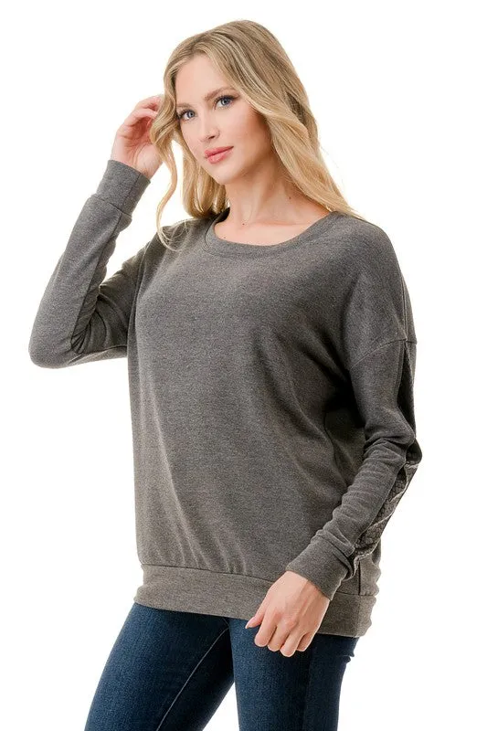 Snake Trim Accent Top