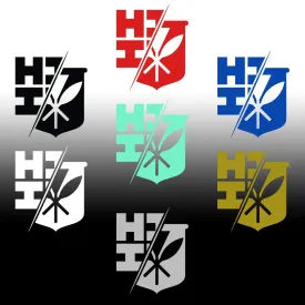 SPLIT LOGO STICKERS - MEDIUM