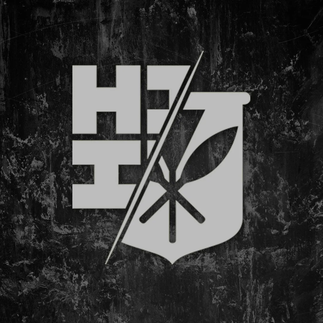SPLIT LOGO STICKERS - MEDIUM