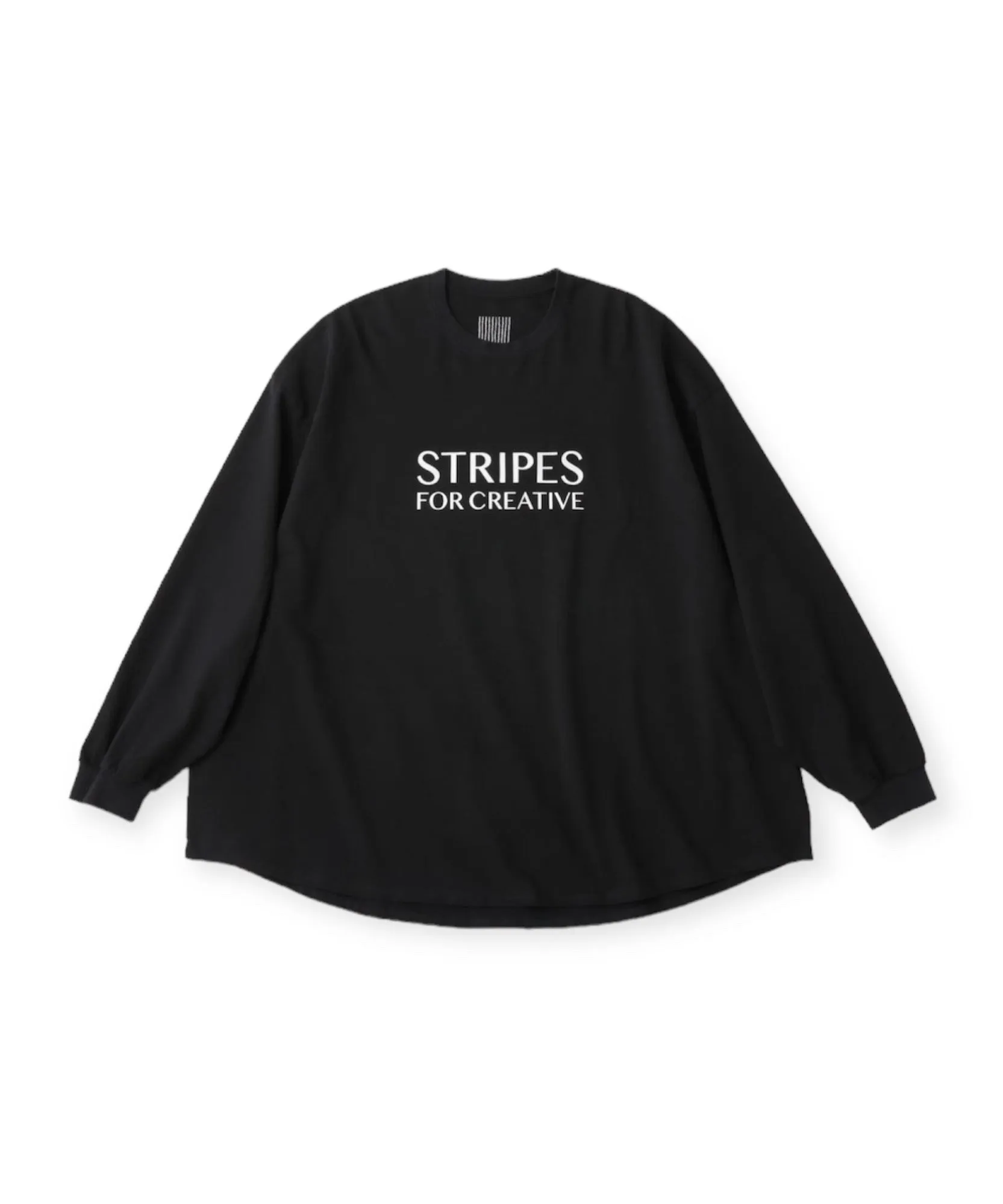 SUPER BIG ROUND LS TEE "BLACK"
