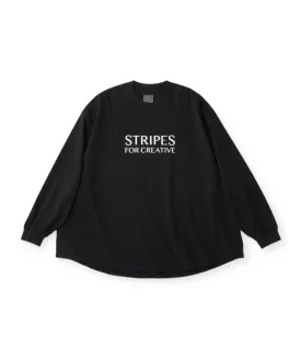 SUPER BIG ROUND LS TEE "BLACK"