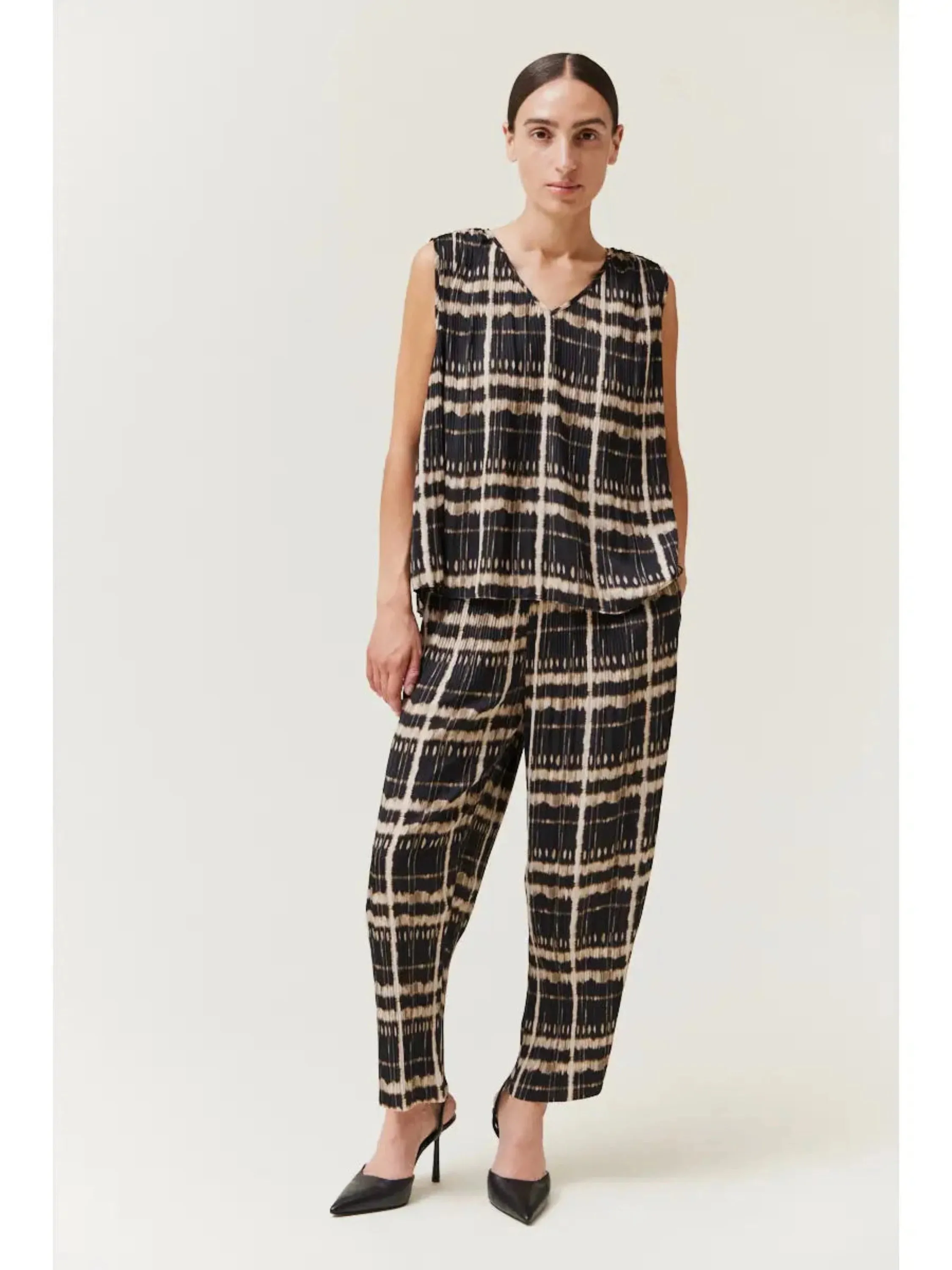 Tatum Pleated Top
