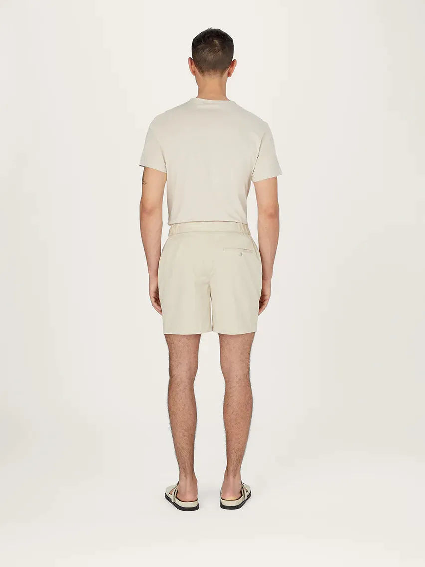 The 12 Shorts 7" || Beige | Stretch Cotton