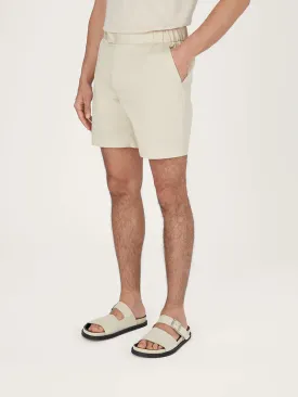 The 12 Shorts 7" || Beige | Stretch Cotton