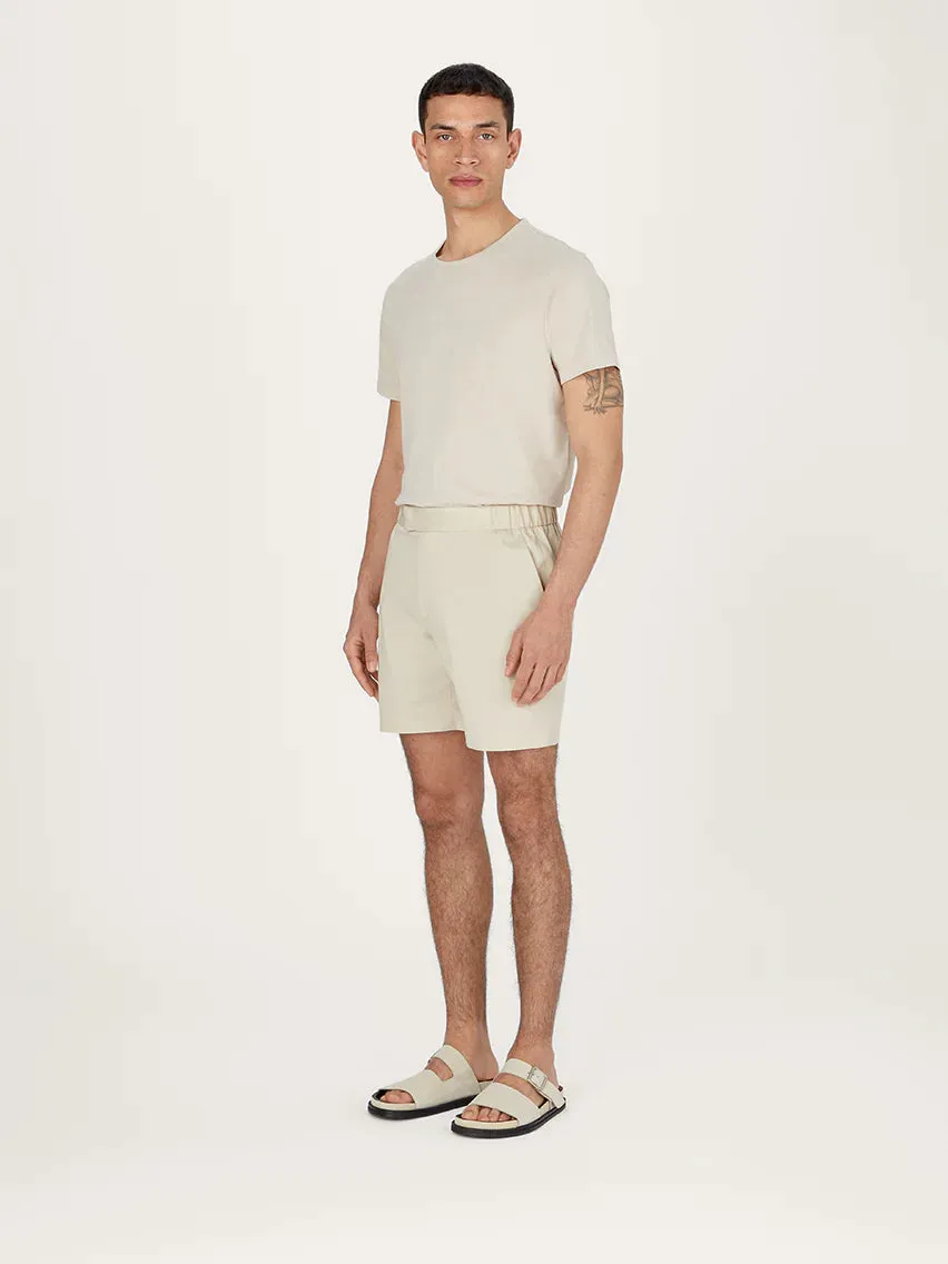 The 12 Shorts 7" || Beige | Stretch Cotton