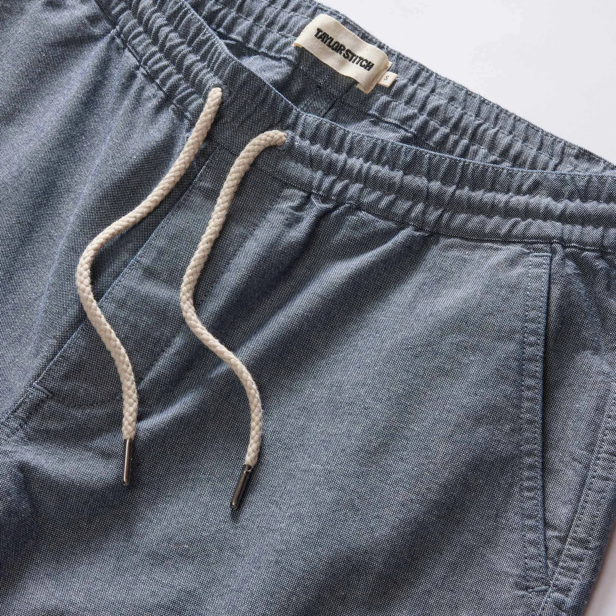 The Apres Short in Indigo Chambray