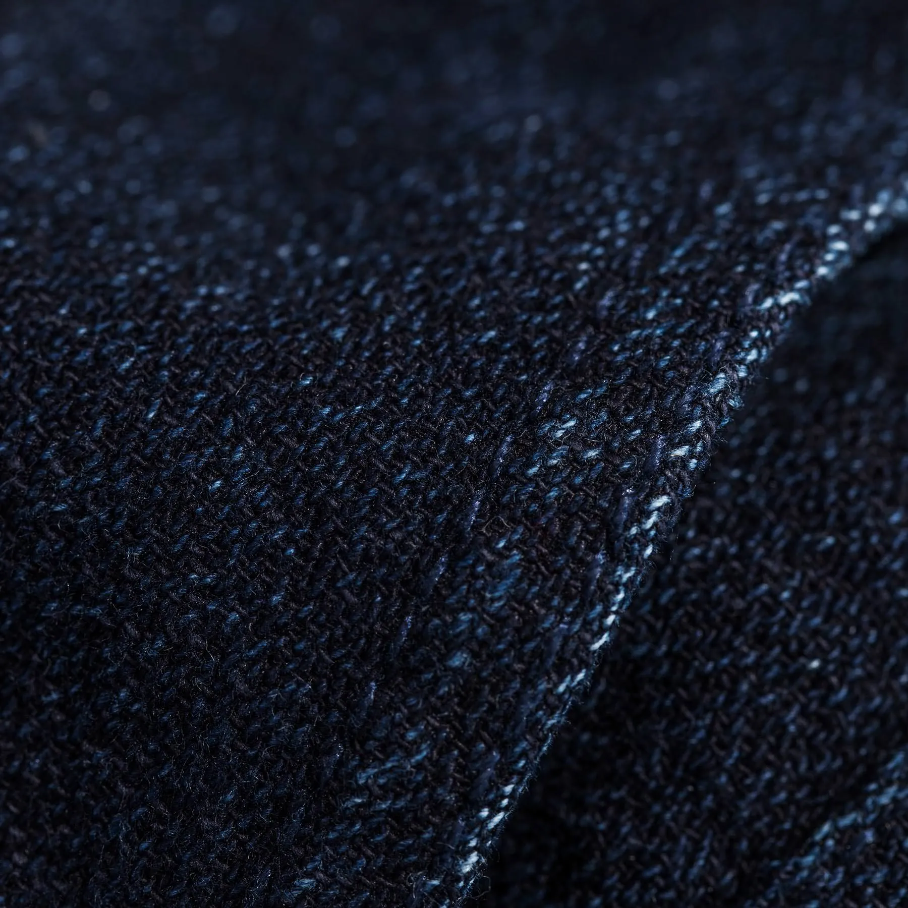 The Après Short in Indigo Crepe