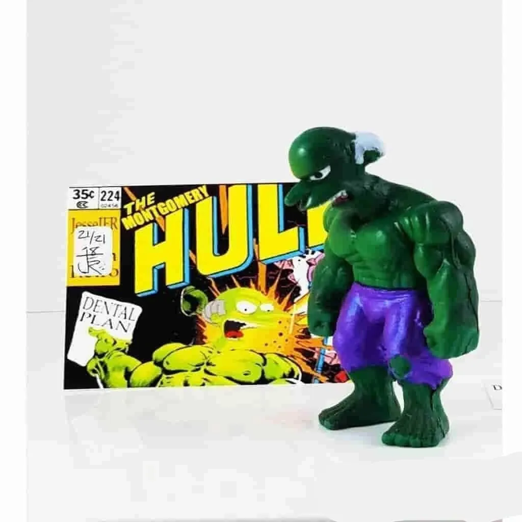 The Montgomery Hulk 3.5" Resin Bootleg Figure by JesseJFR x IamRetro
