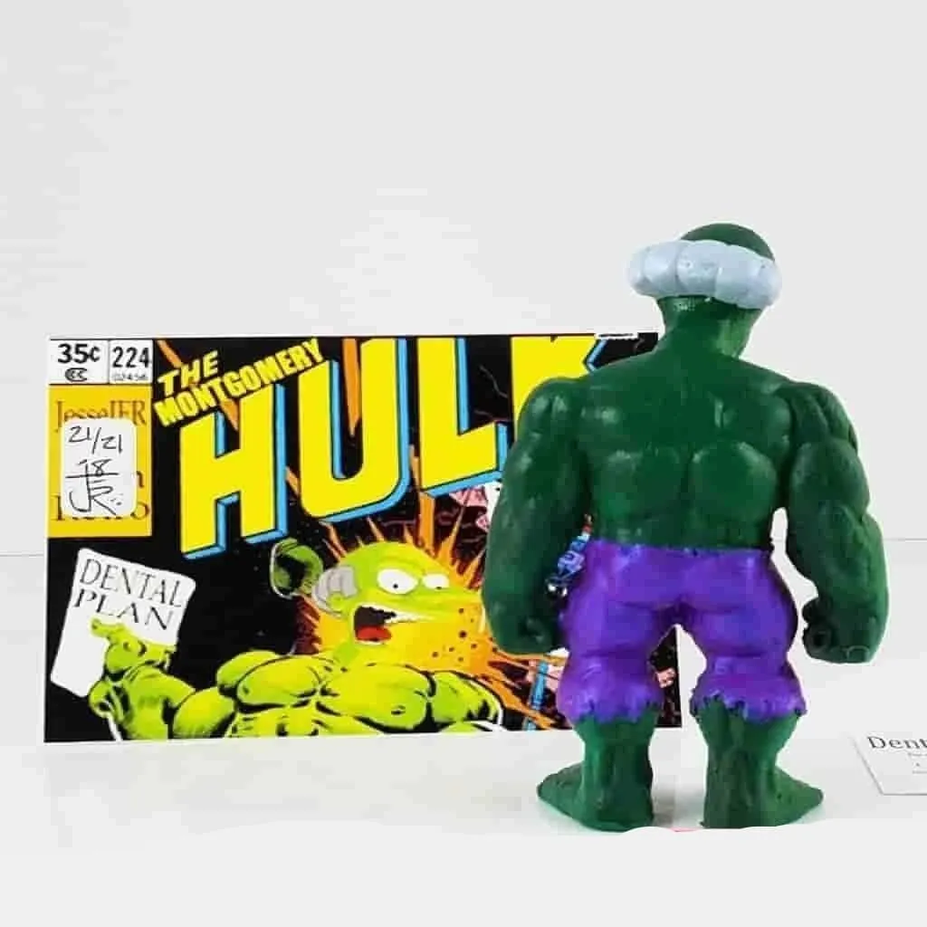 The Montgomery Hulk 3.5" Resin Bootleg Figure by JesseJFR x IamRetro