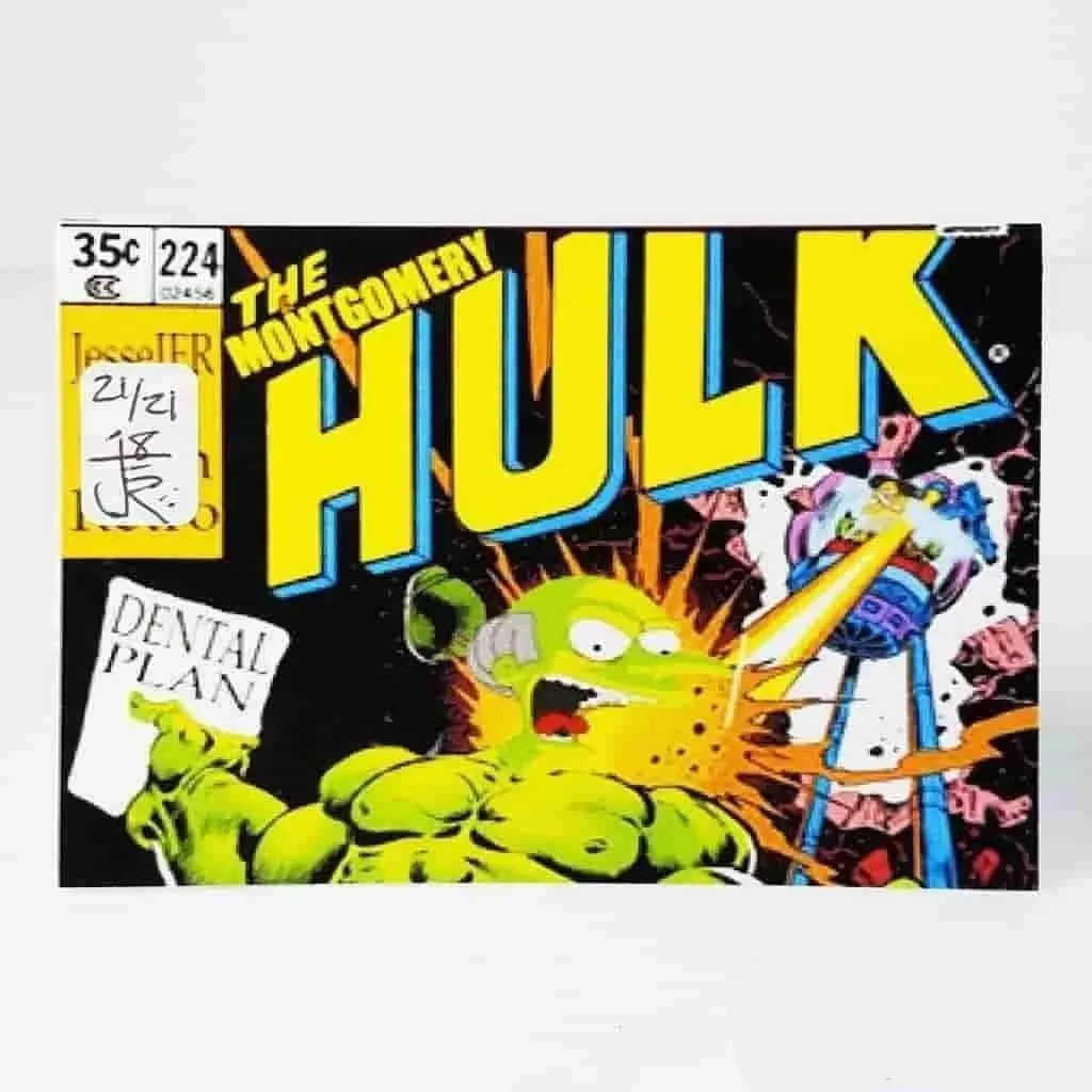 The Montgomery Hulk 3.5" Resin Bootleg Figure by JesseJFR x IamRetro