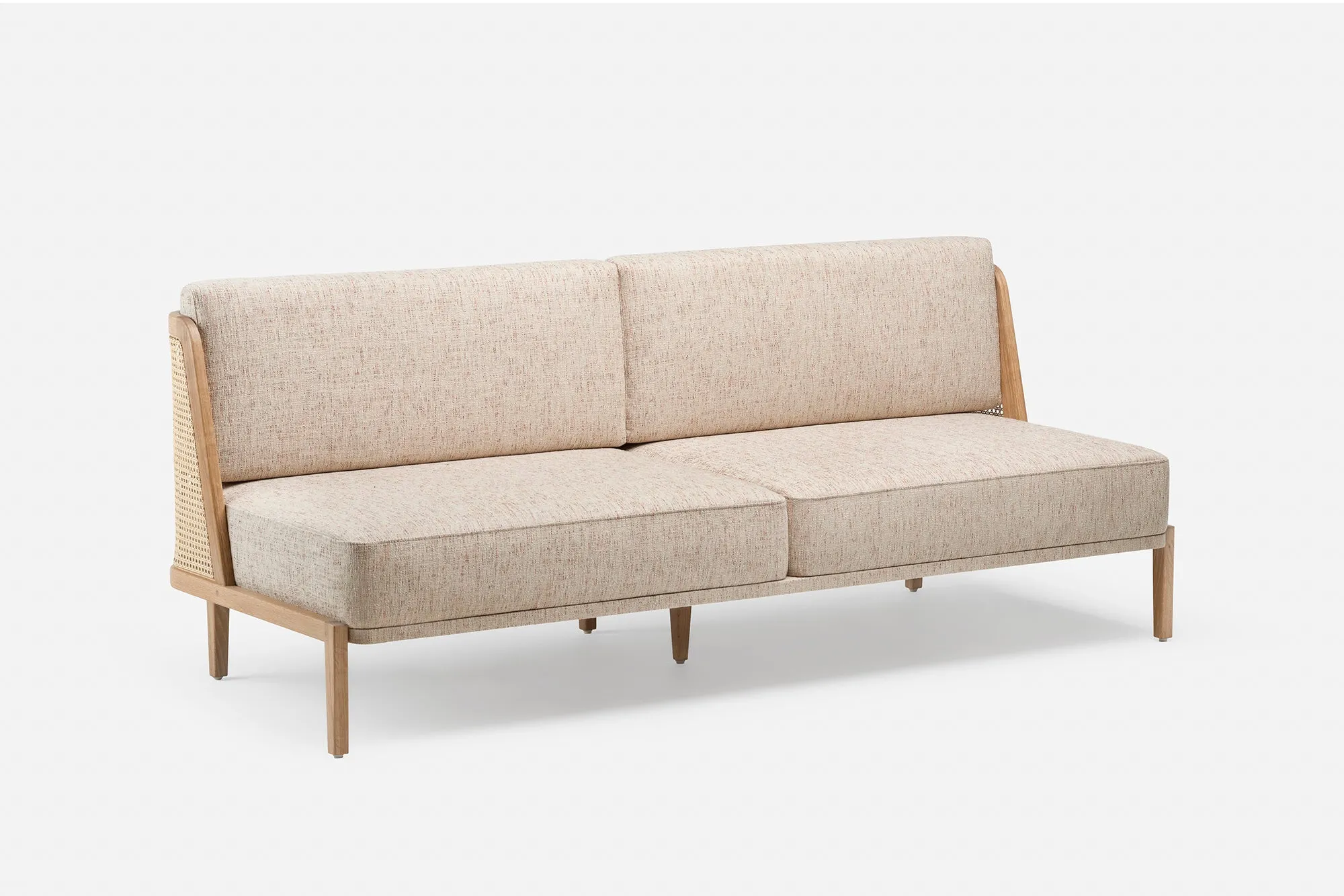 THRONE SOFA - RATTAN