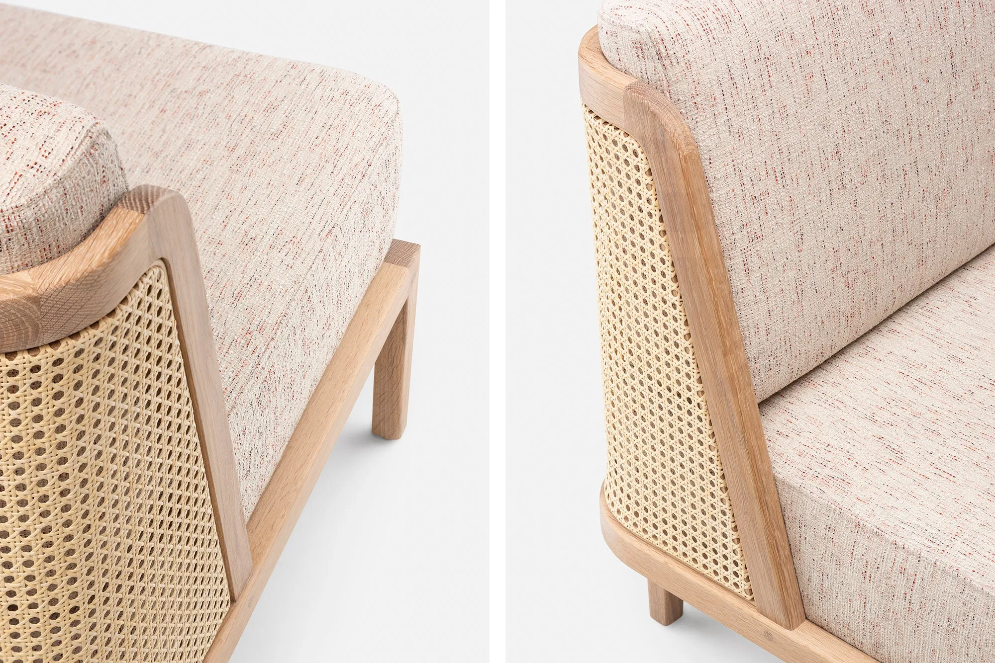 THRONE SOFA - RATTAN