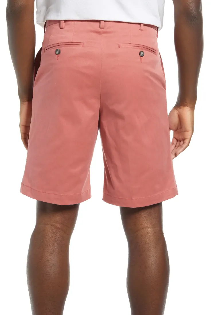 Vintage 1946 Stretch Twill Short<br>Charleston Brick<br>Flat Front<br>Regular Rise