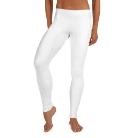 White SS Premium Standard ~ Full Guard Leggings