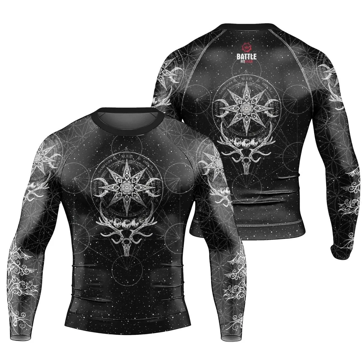 YULE Vikings Men's Long Sleeve Rash Guard